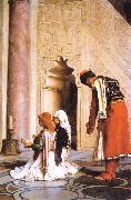 Jean Leon Gerome Young Greeks at the Mosque oil painting on canvas